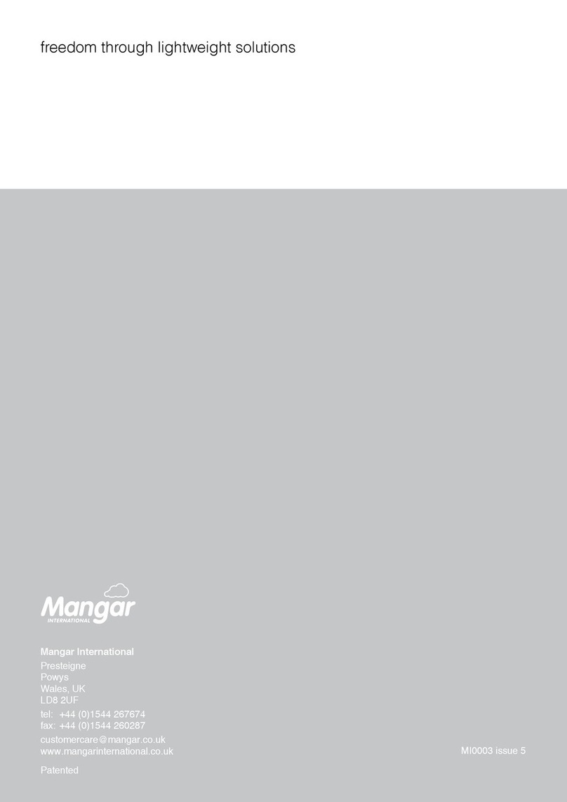 Mangar International Leglifter User instructions and warranty