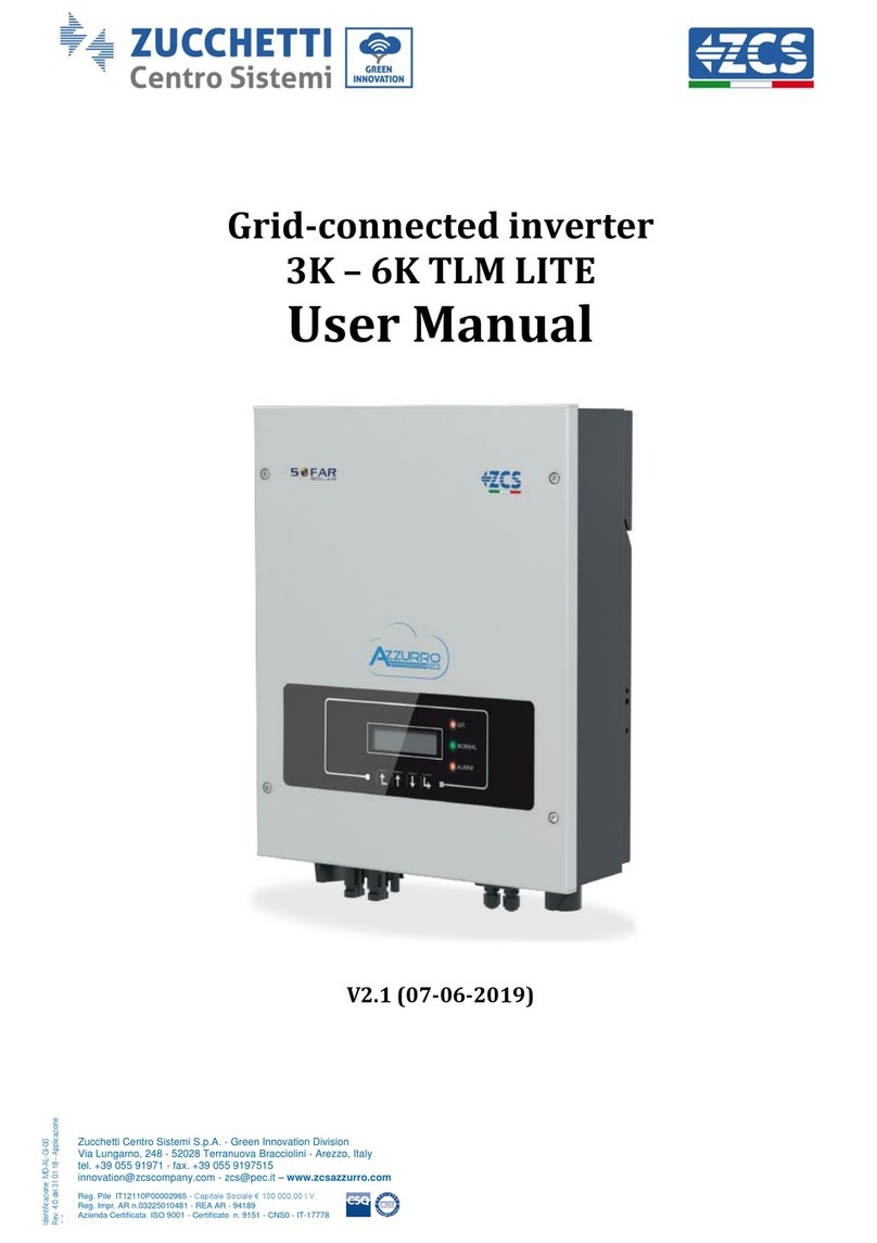 ZCS 3K-6K TLM LITE Series user manual