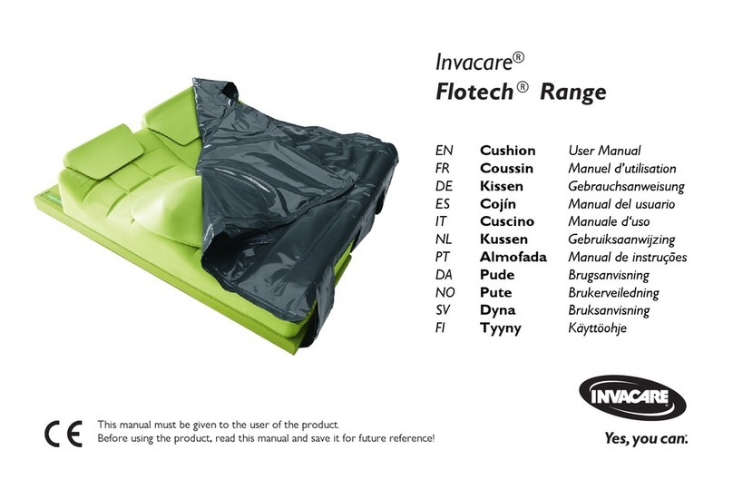 Invacare Flotech Range user manual