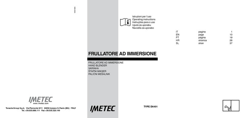 Imetec D6401 operating instructions
