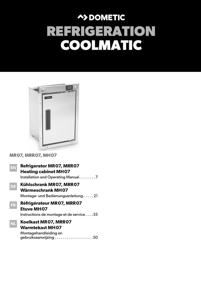 Dometic Coolmatic MR07 User manual