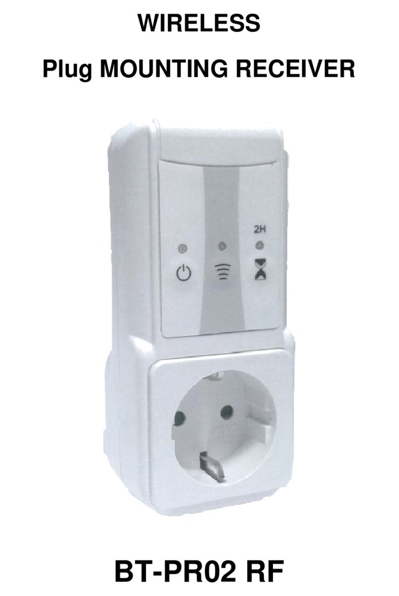 Watts Industries BT-PR02 RF user guide