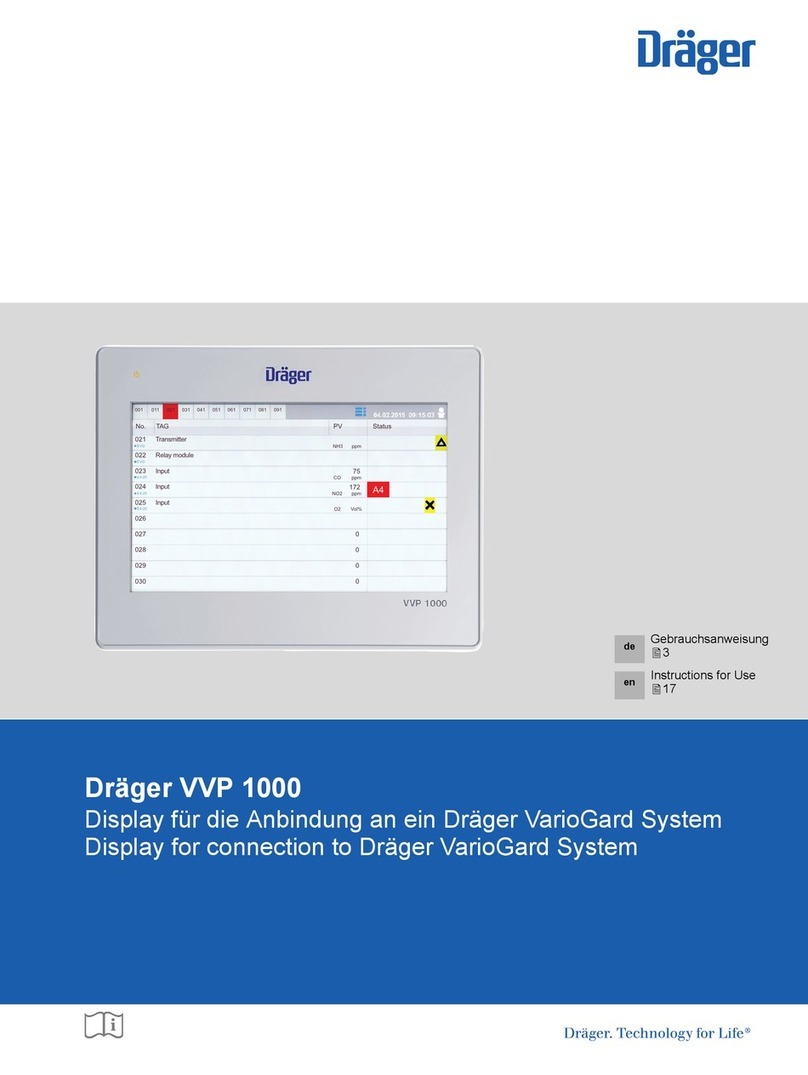 Dräger VVP 1000 User manual