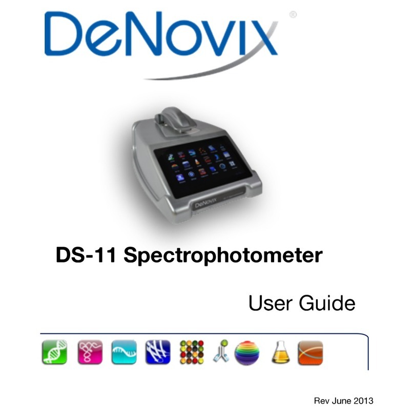 DeNovix DS-11 Series user guide