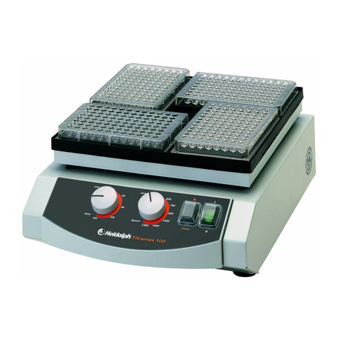 Heidolph Titramax 100 User manual