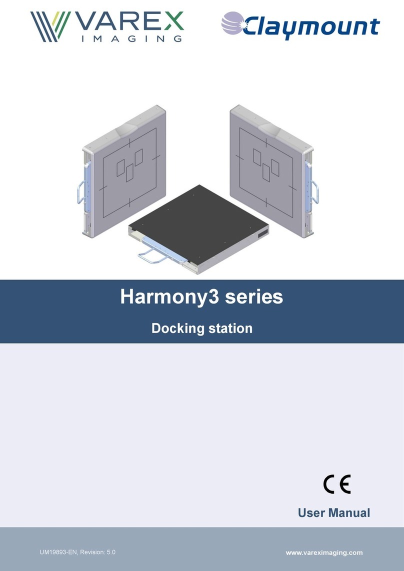 Varex Imaging Claymount Harmony3 Series user manual Varex Imaging Claymount Harmony3 Series user manual