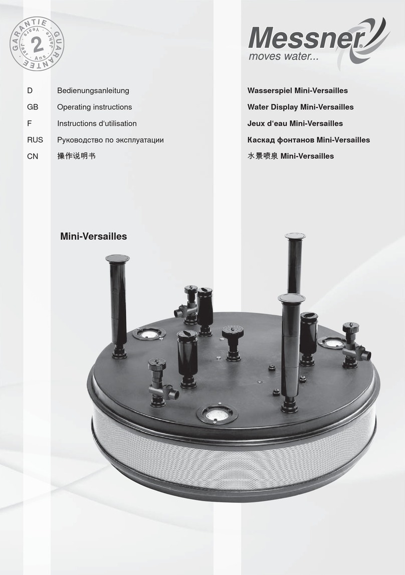 Messner Mini-Versailles operating instructions Messner Mini-Versailles operating instructions