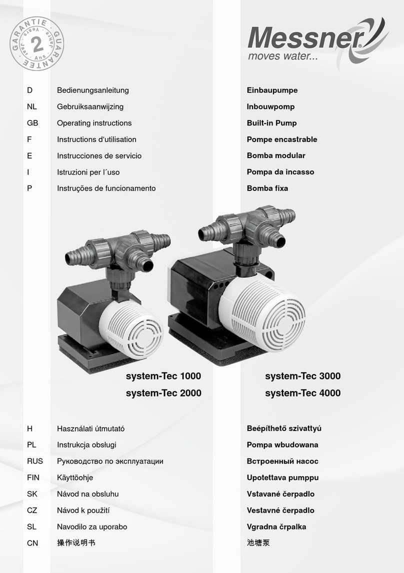 Messner system-Tec 1000 User manual