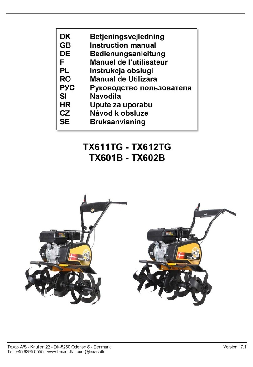 Texas TX601B instruction manual