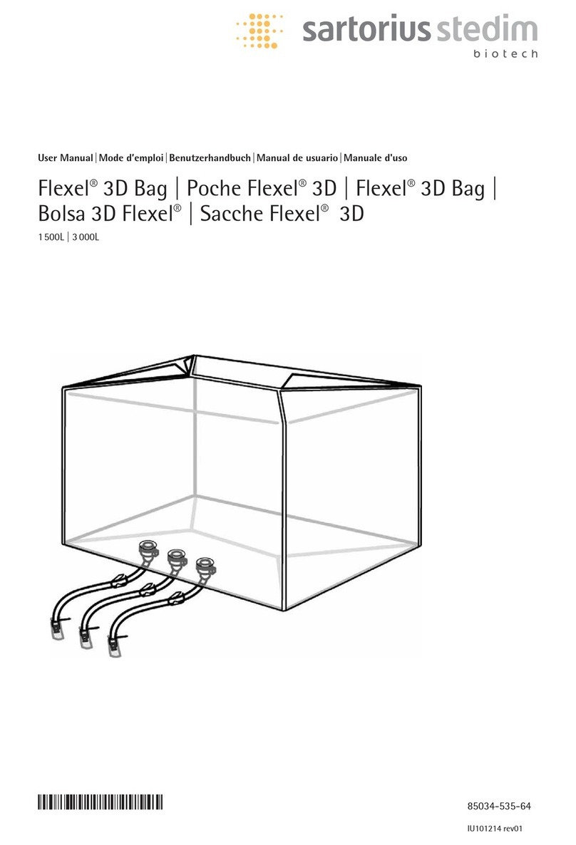 Sartorius Stedim Biotech Flexel Series user manual