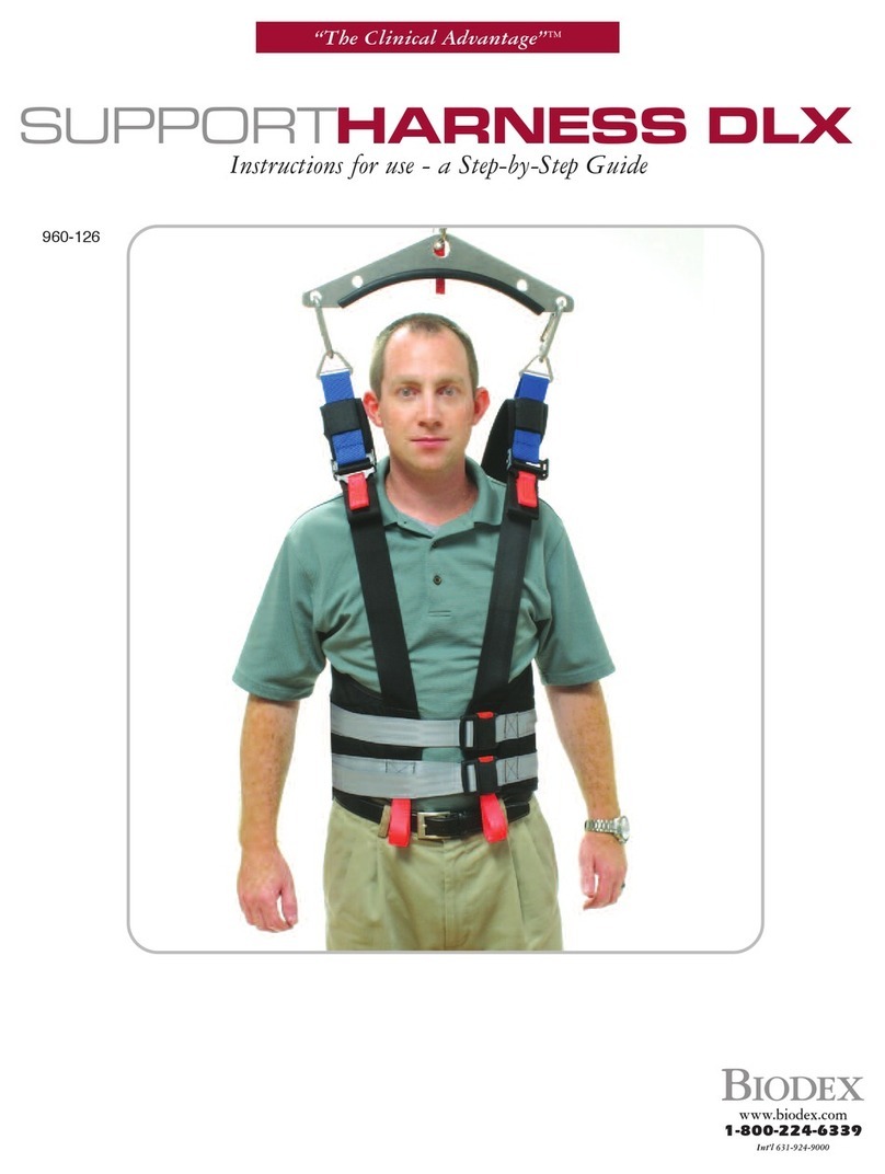 biodex SUPPORTHARNESS DLX Instructions for use biodex SUPPORTHARNESS DLX Instructions for use