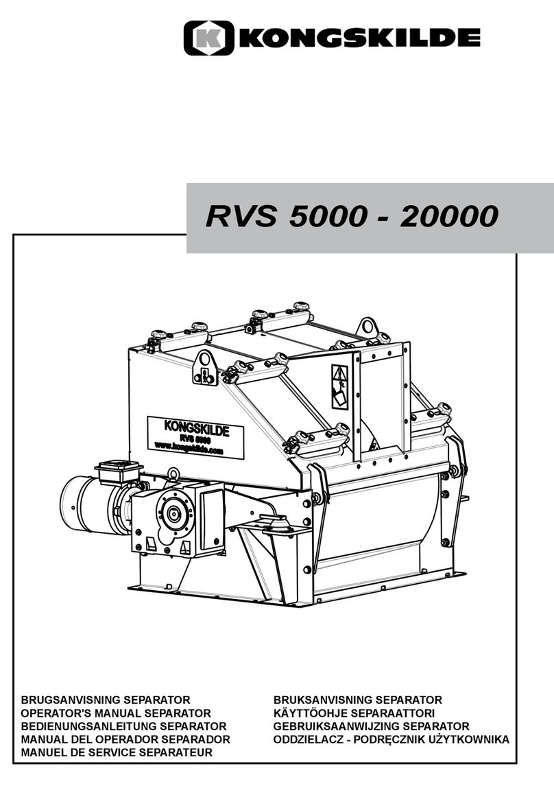 Kongskilde RVS 5000 User manual