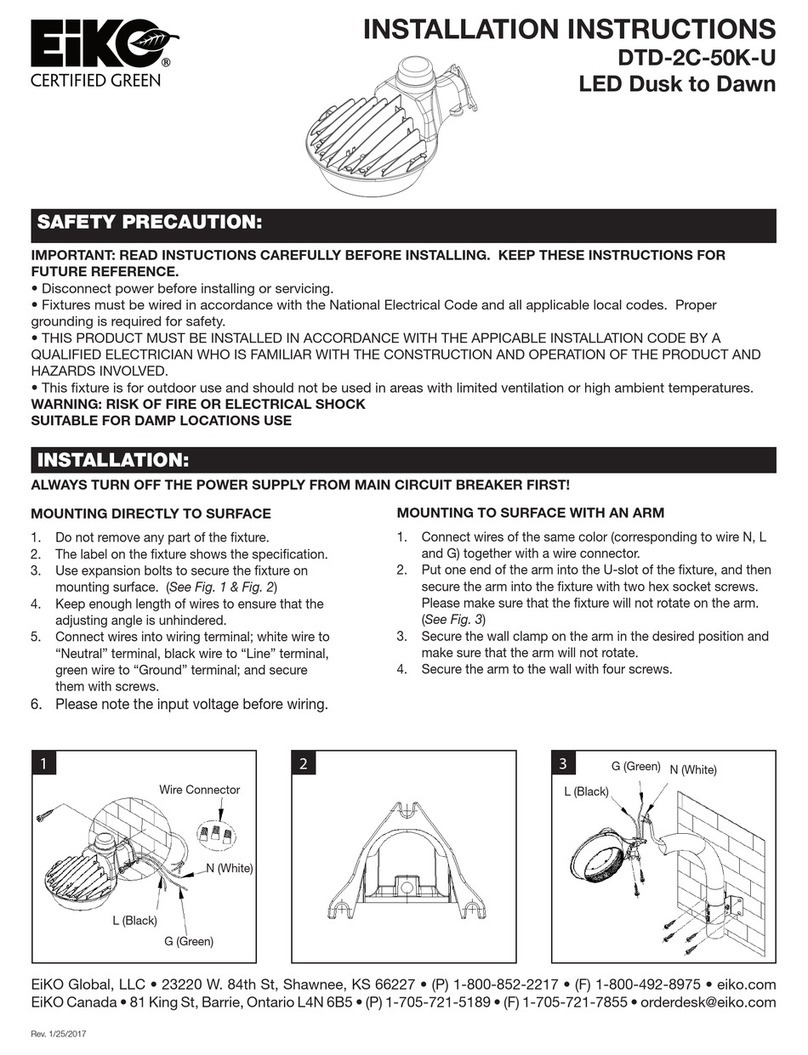 Eiko DTD-2C-50K-U installation instructions