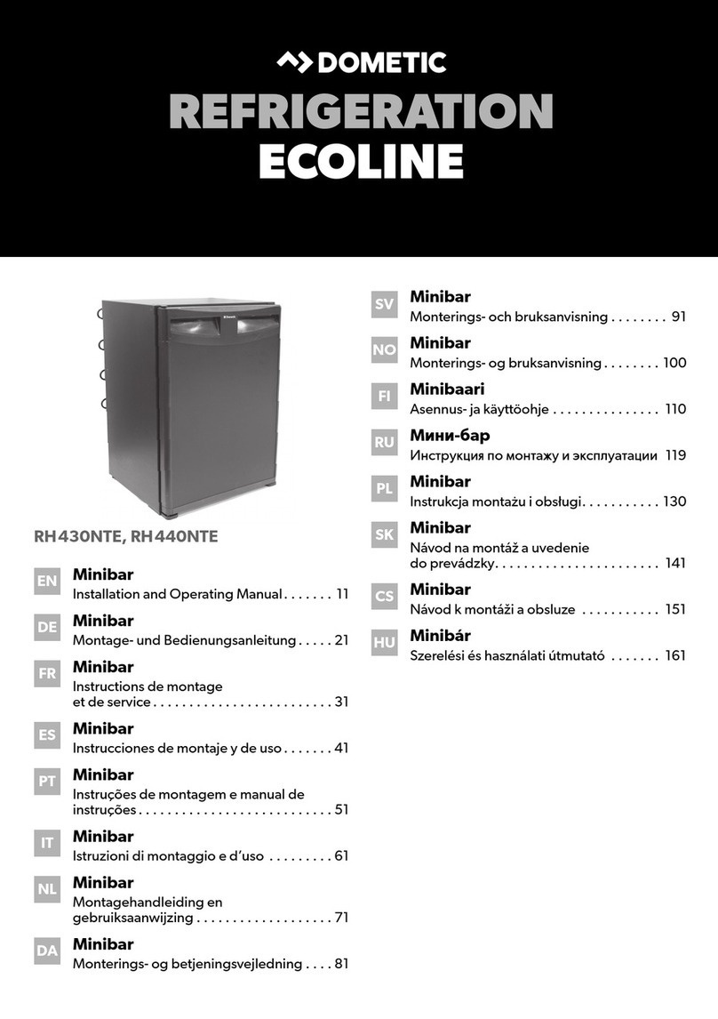 Dometic ECOLINE RH 430NTE User manual