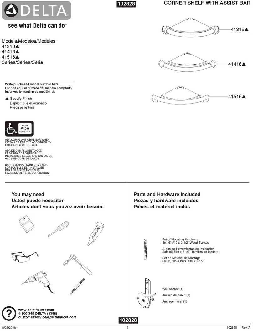 Delta 41316 User manual