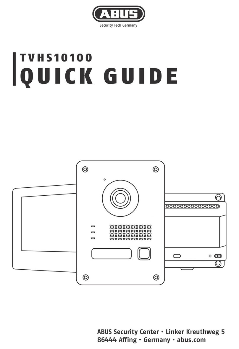 Abus TVHS10100 User manual