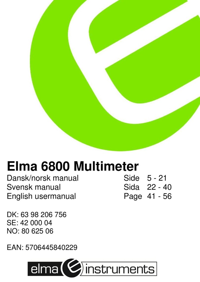 Elma Instruments 6800 User manual
