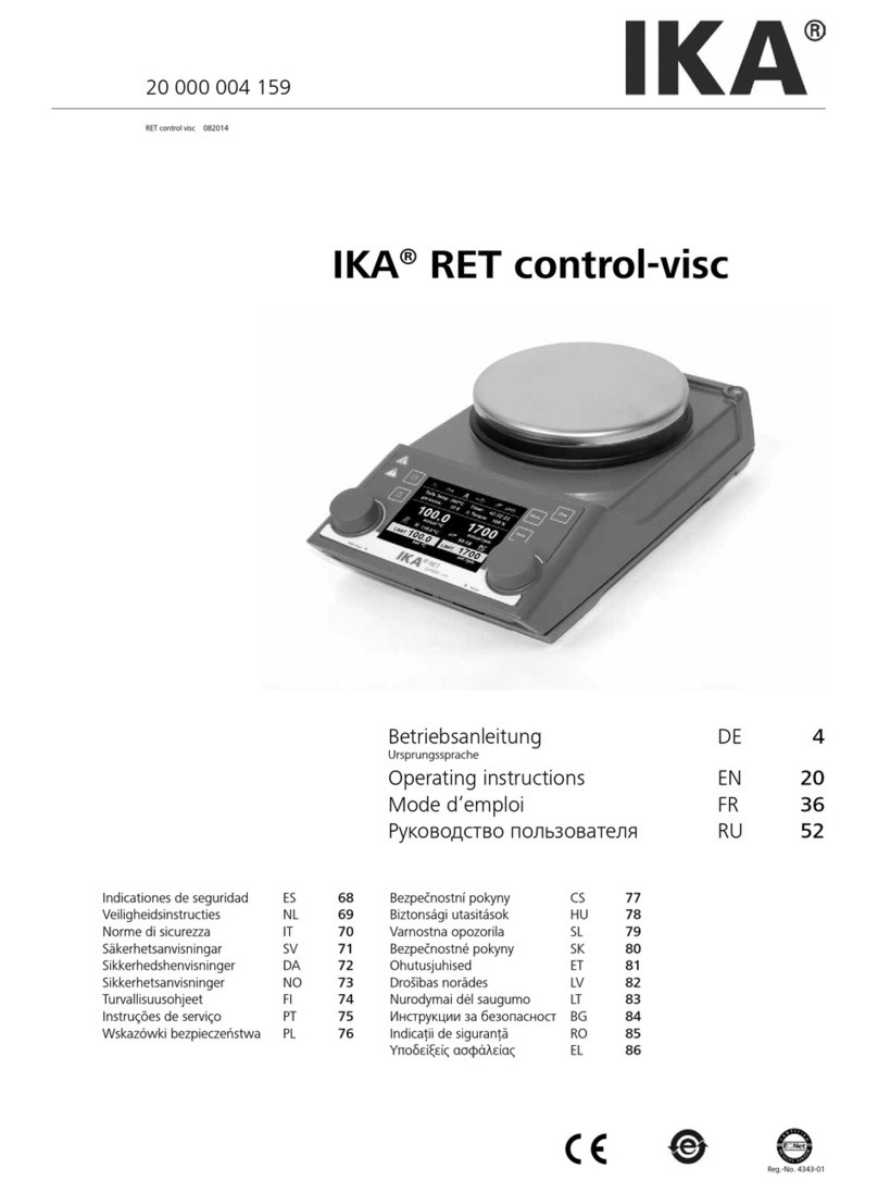 IKA RET control-visc User manual
