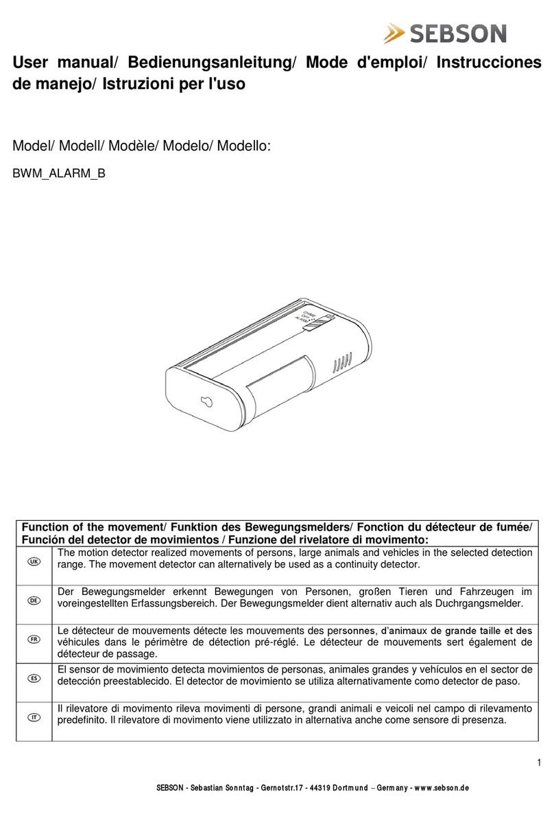 SEBSON BWM_ALARM_B User manual