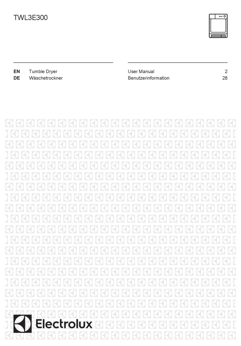 Electrolux TWL3E300 user manual