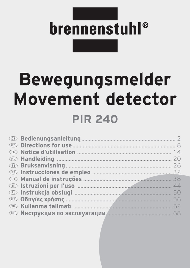 brennenstuhl PIR 240 Directions for use