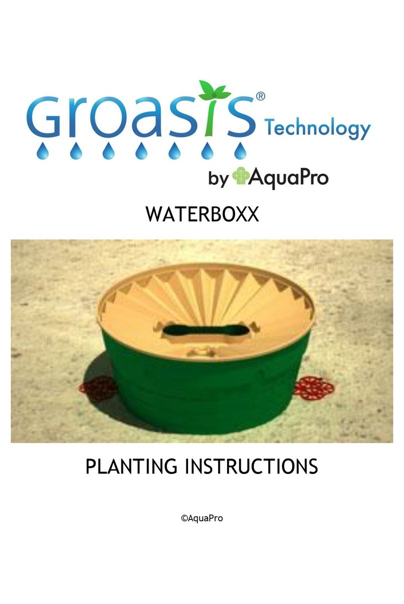 Aqua PRO GROASIS WATERBOXX instructions Aqua PRO GROASIS WATERBOXX instructions