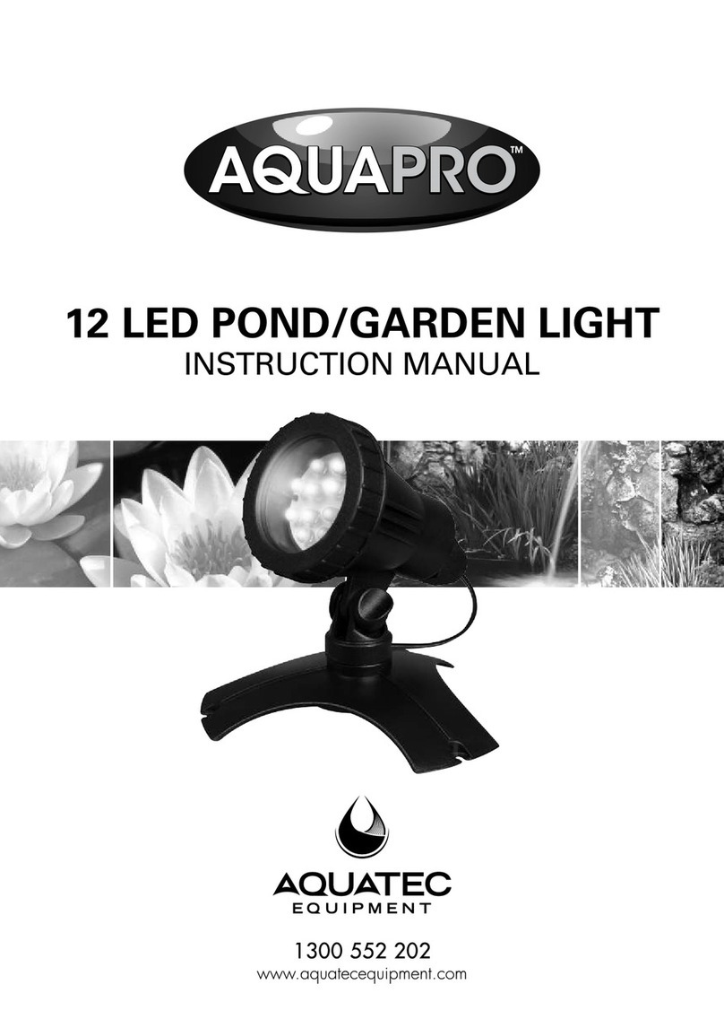 Aquatec Equipment AQUAPRO Series instruction manual