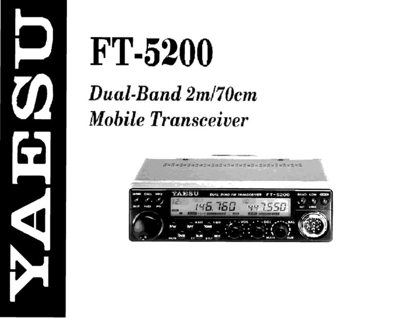 Yaesu FT-5200 User manual