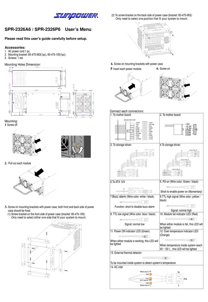 Sun Power SPR-2326A6 user guide