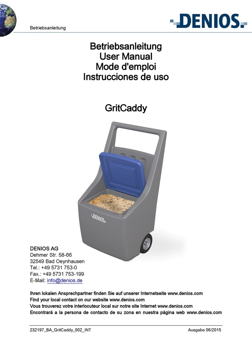 Denios GritCaddy user manual