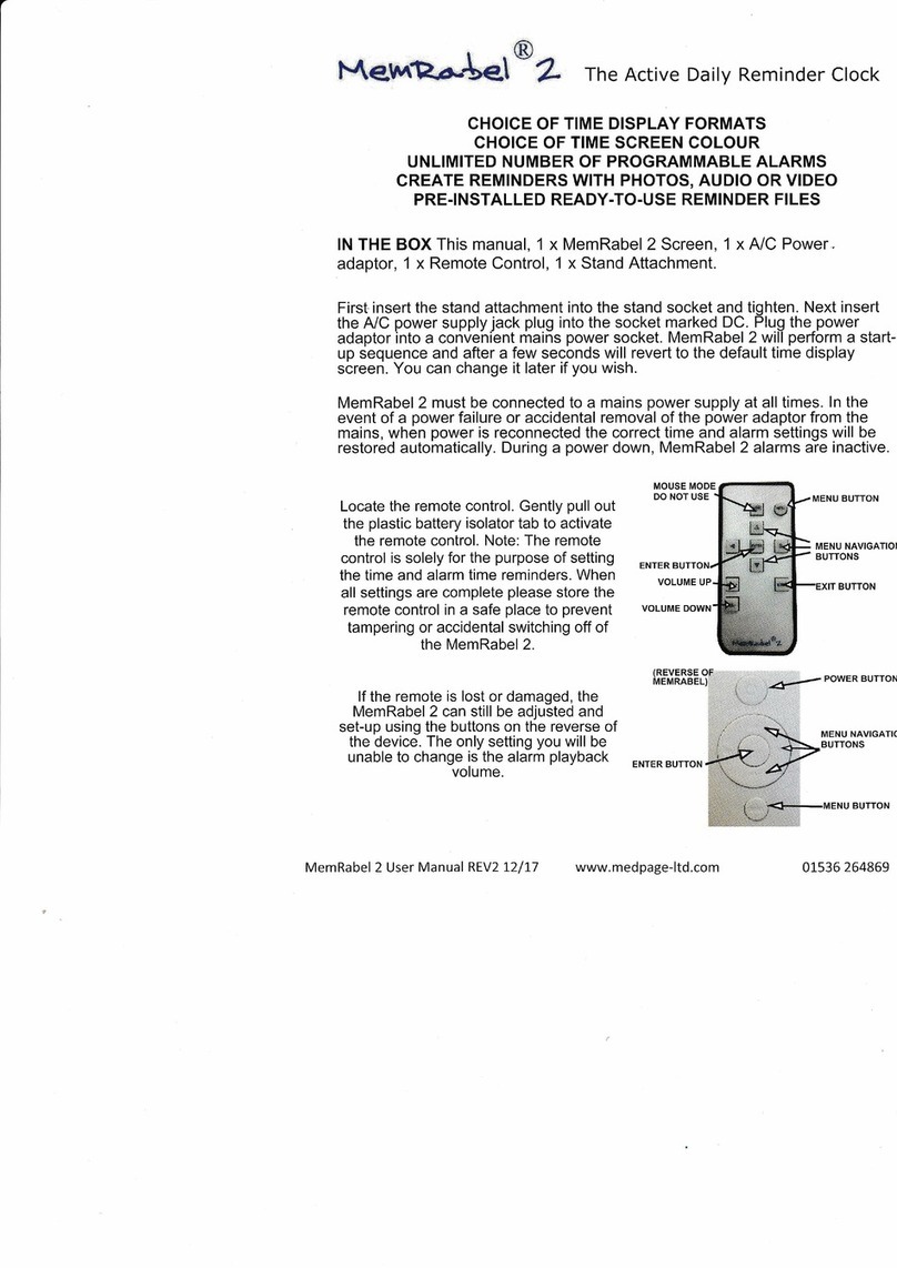 Medpage Memrabel 2 user manual