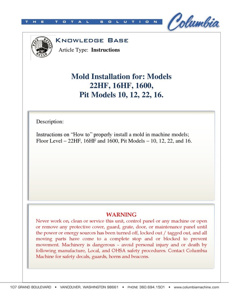 Columbia 22HF instructions