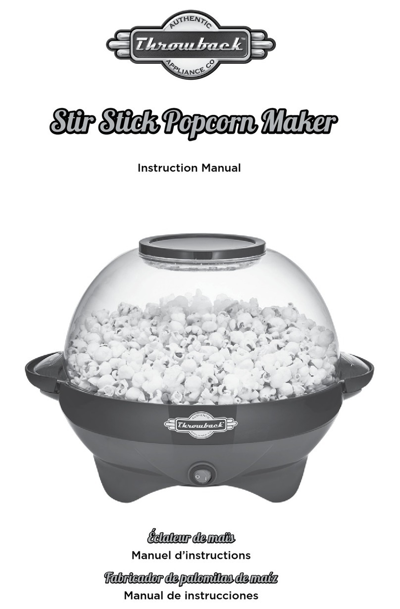 Williams-Sonoma Throwback Stir Stick Popcorn Maker User manual