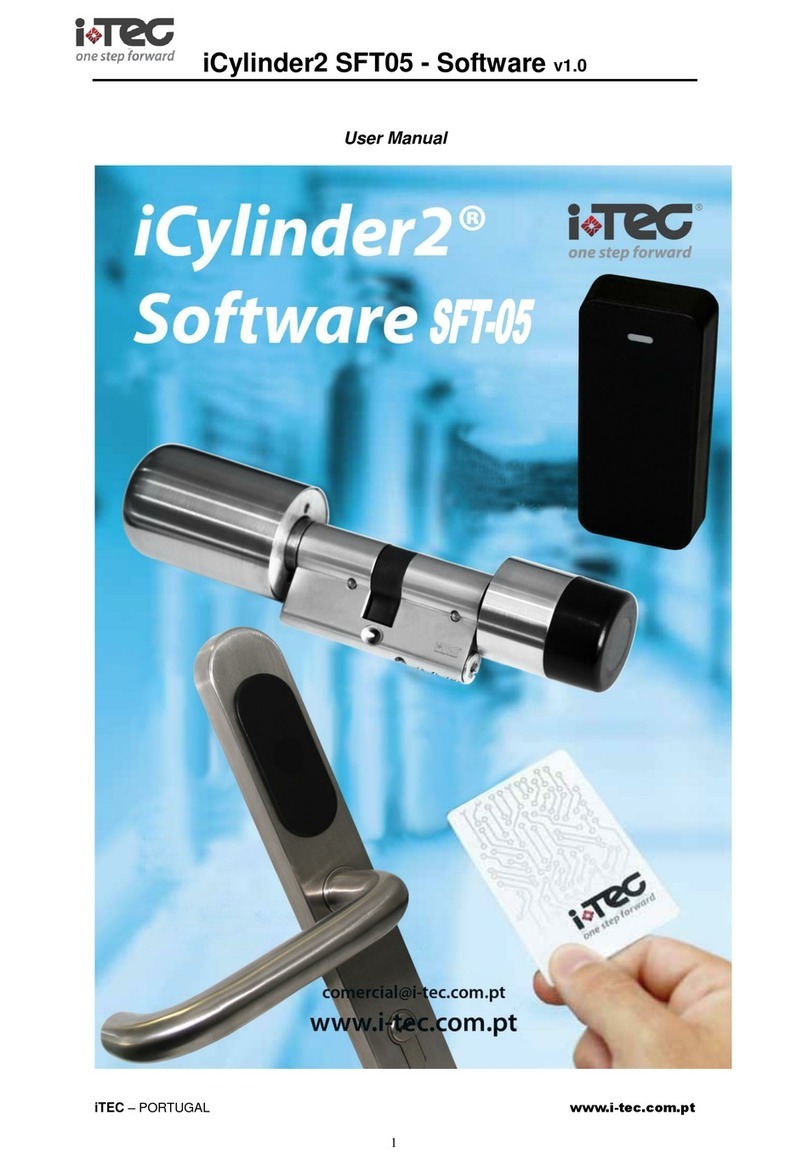 Itec iCylinder2 SFT05 user manual