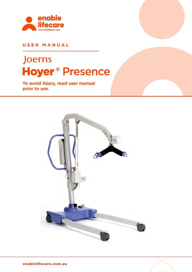 Enable Lifecare Joerns Hoyer Presence User manual