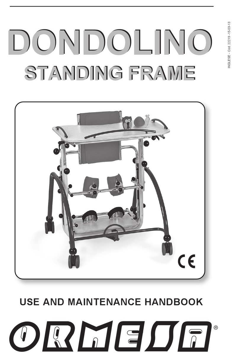 Ormesa DONDOLINO Series Use and maintenance handbook