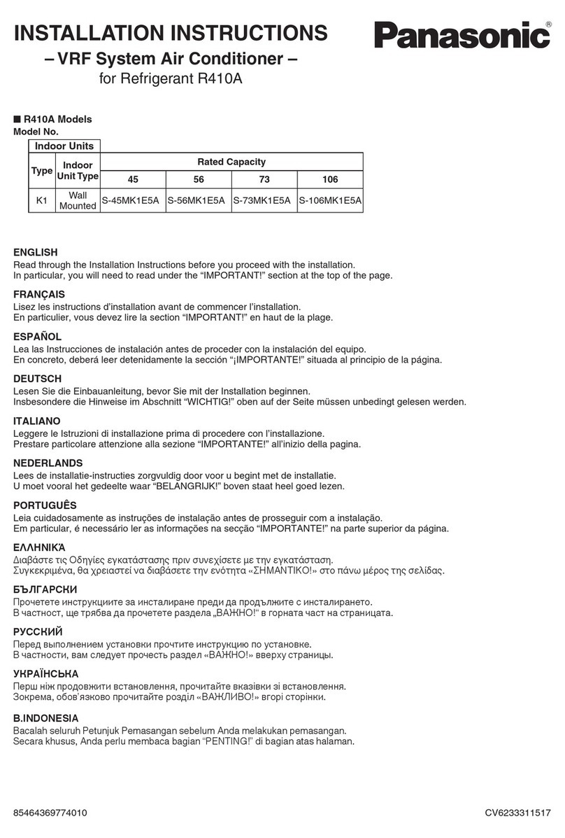 Panasonic S-73MK1E5A User manual