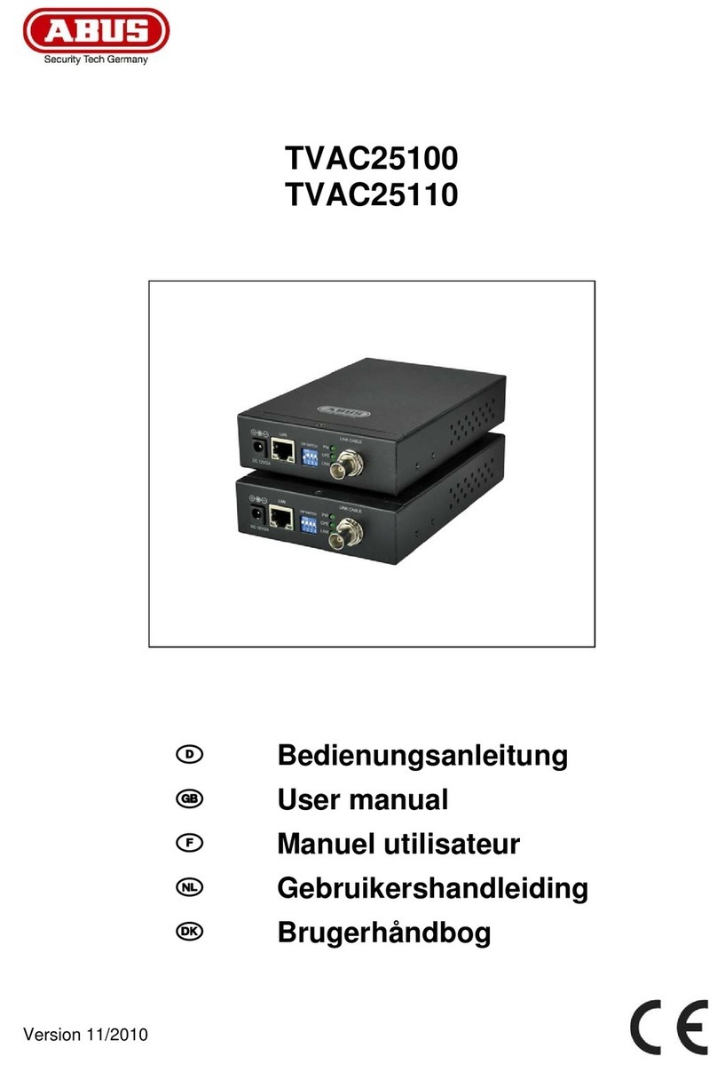 Abus TVAC25100 User manual