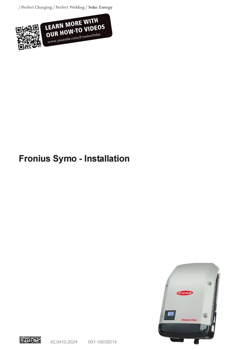 FRO­NIUS SYMO Series User manual