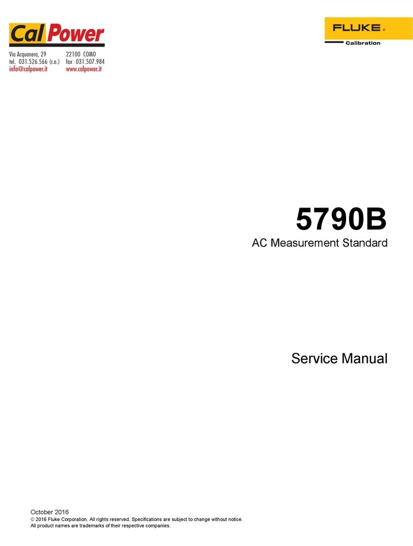 Fluke 5790B User manual