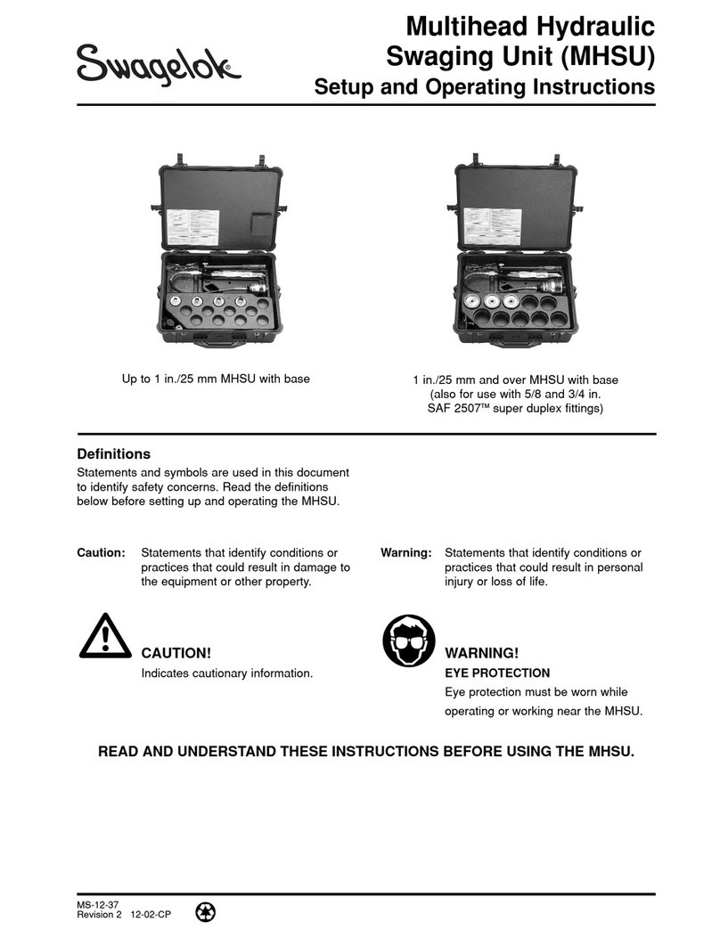 Swagelok MHSU Installation manual