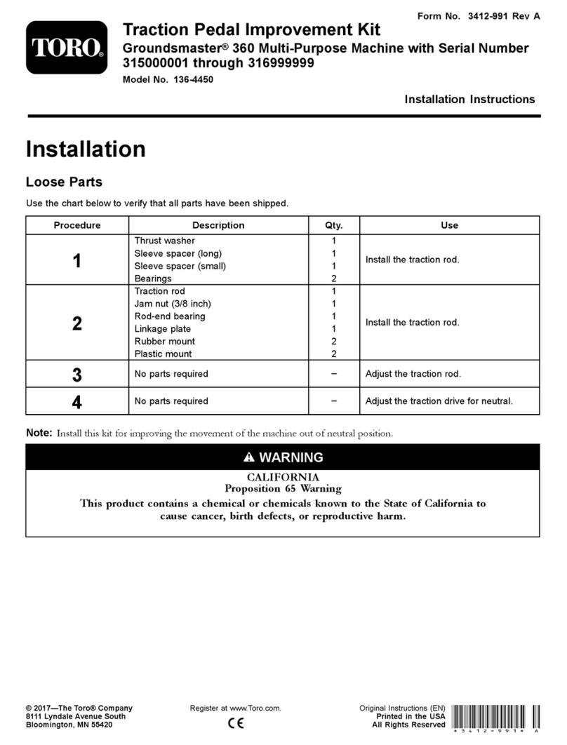Toro Groundsmaster 136-4450 User manual Toro Groundsmaster 136-4450 User manual