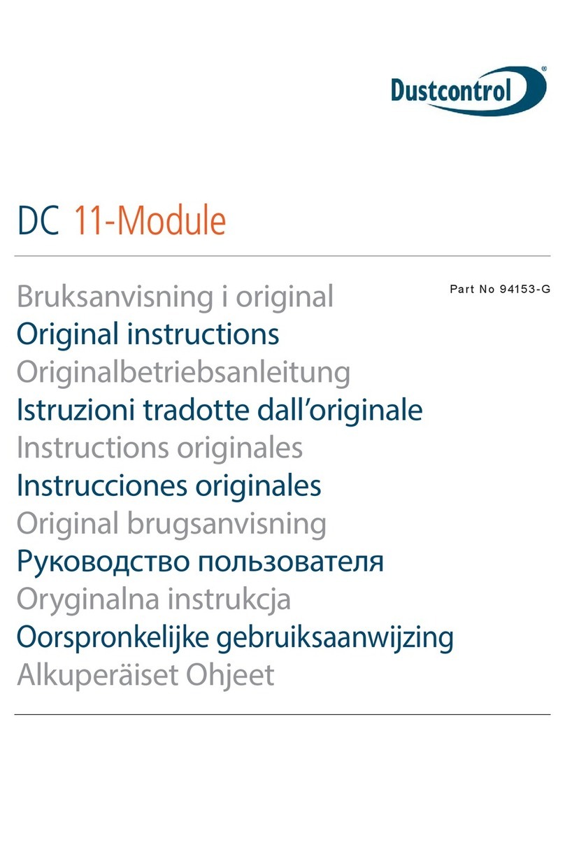 Dustcontrol 14124x Original instructions Dustcontrol 14124x Original instructions