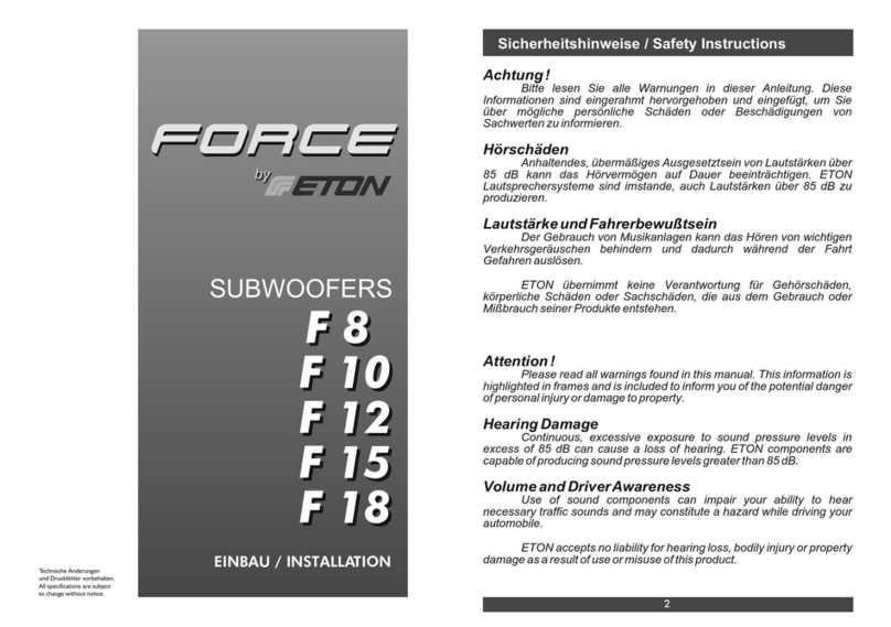 FETON Force Series Installation