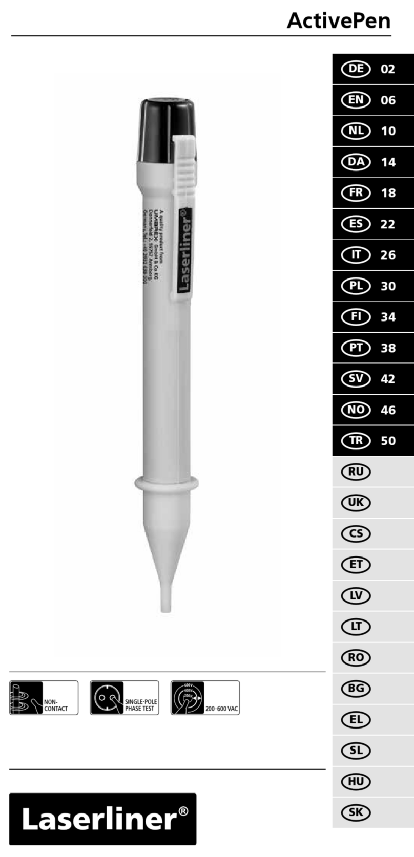 LaserLiner ActivePen manual