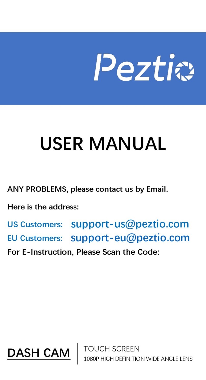PEZTIO DASH CAM user manual