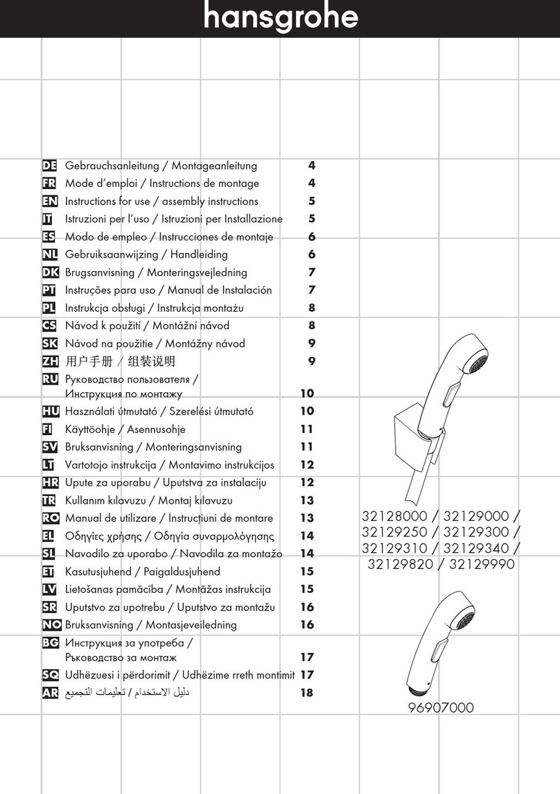 Hans Grohe 32128000 Instructions for use