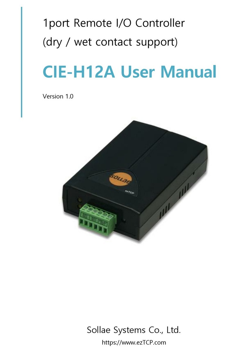 Sollae CIE-H12A user manual