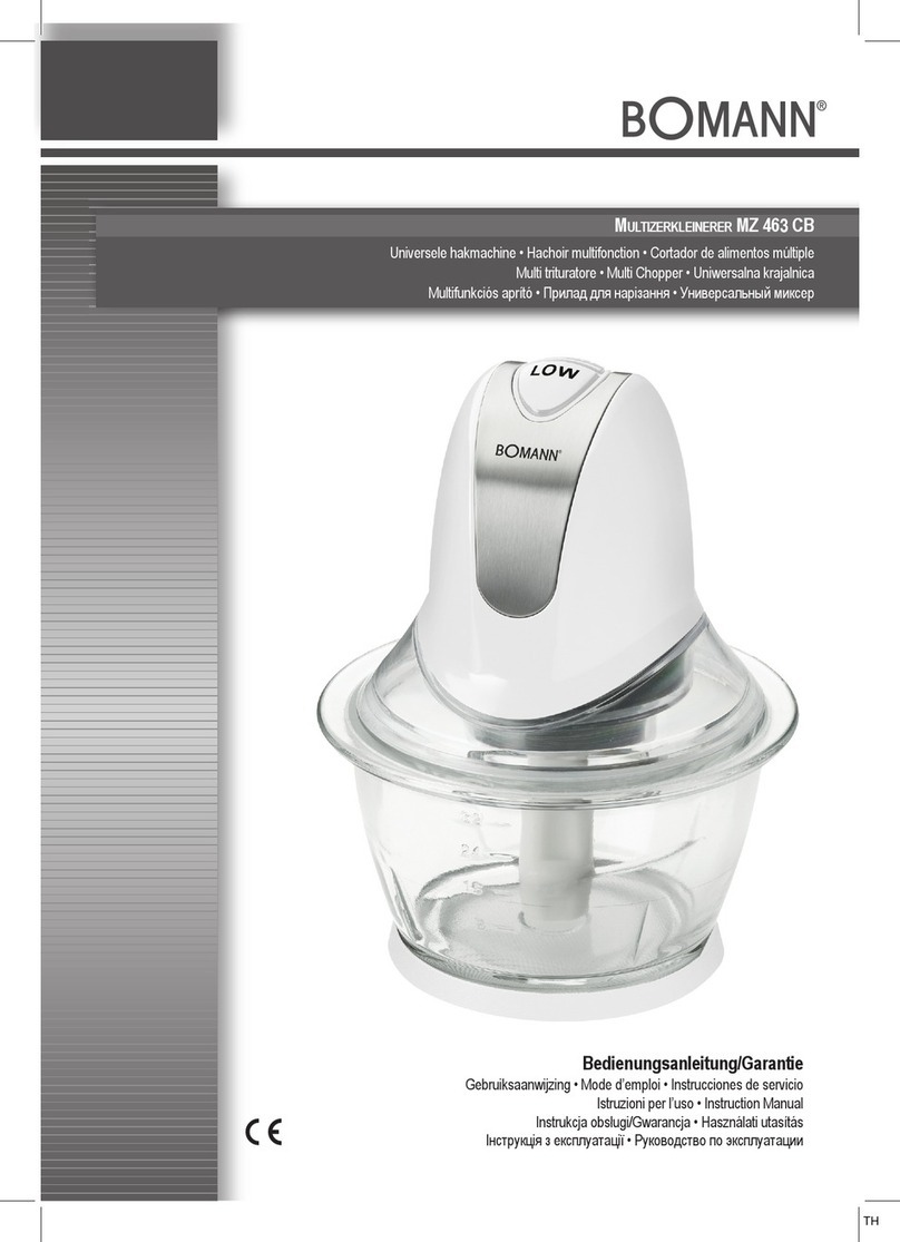 BOMANN MZ 463 CB User manual