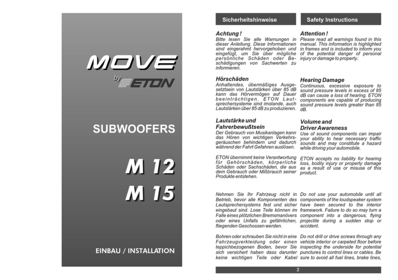 FETON Move M 12 User manual